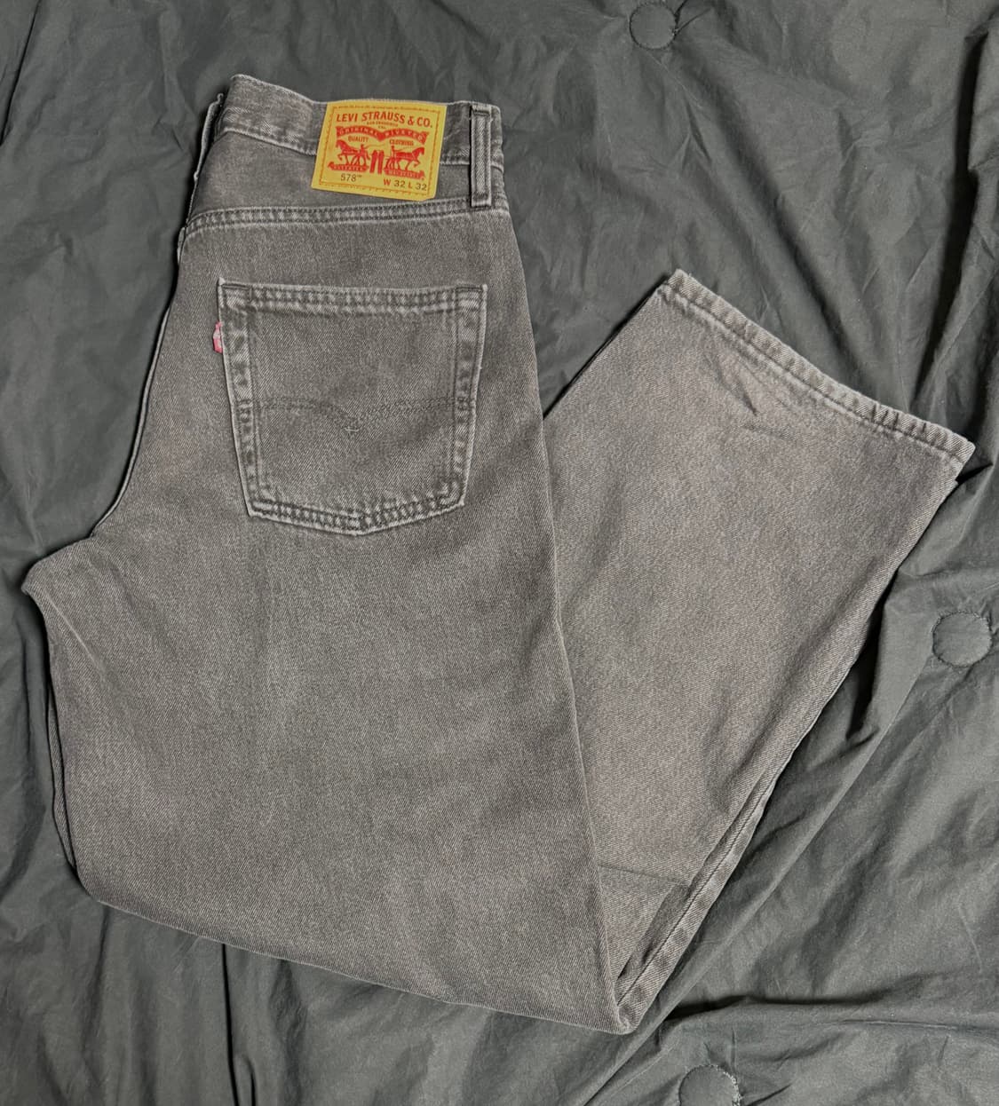 리바이스 578 배기진 32x32 블랙 상품이미지1