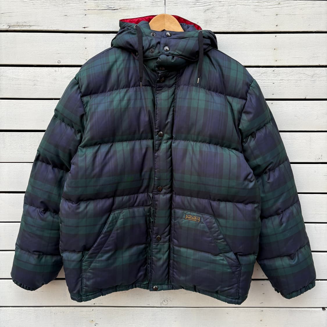 Polo 폴로 블랙와치 타탄체크 패딩 상품이미지1
