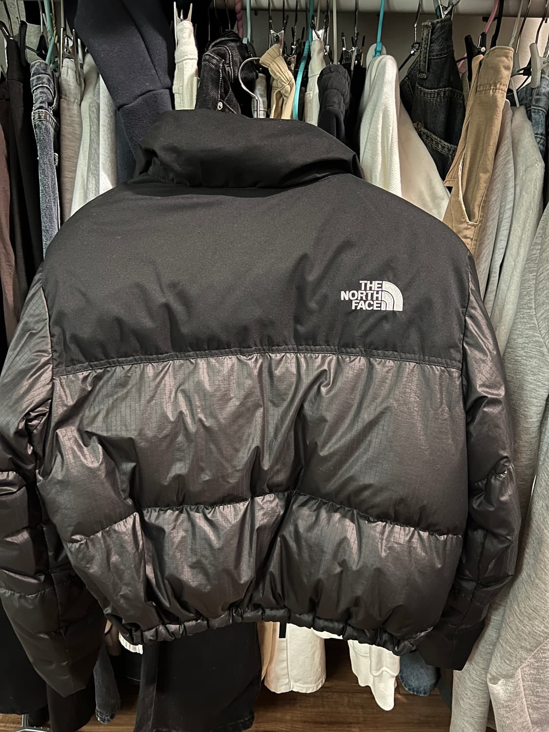 (W) 노스페이스 화이트 라벨 노벨티 눕시 다운 자켓 블랙 상품이미지6