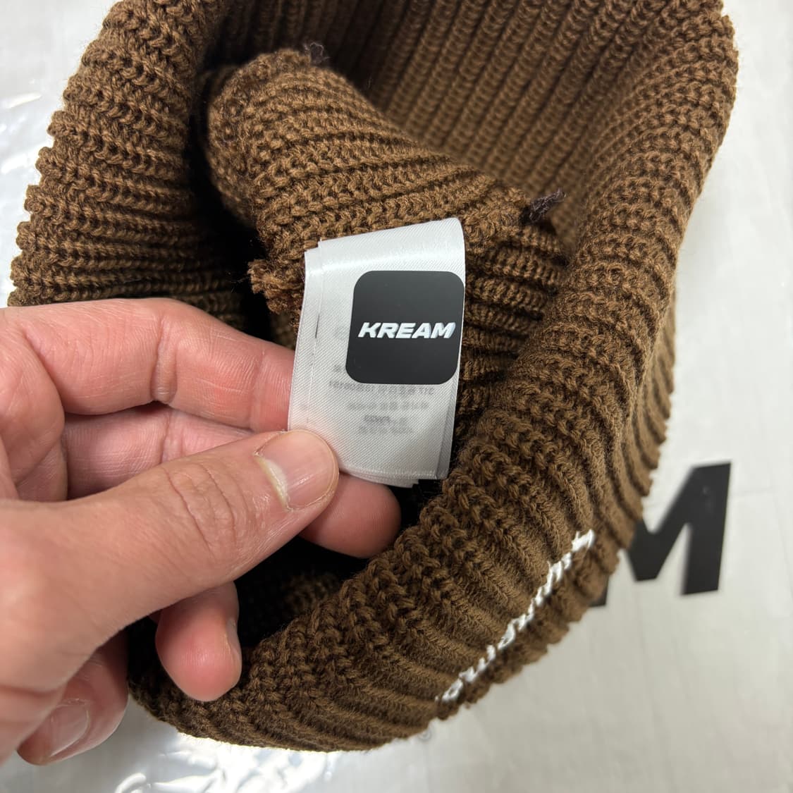 슈프림 23FW 루즈게이지 비니 브라운 (새상품) 상품이미지3