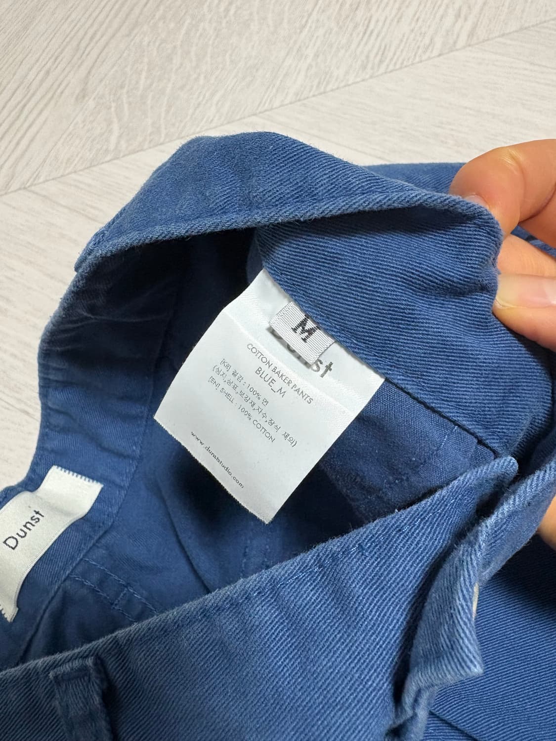 던스트 카고팬츠 블루팬츠 상품이미지5