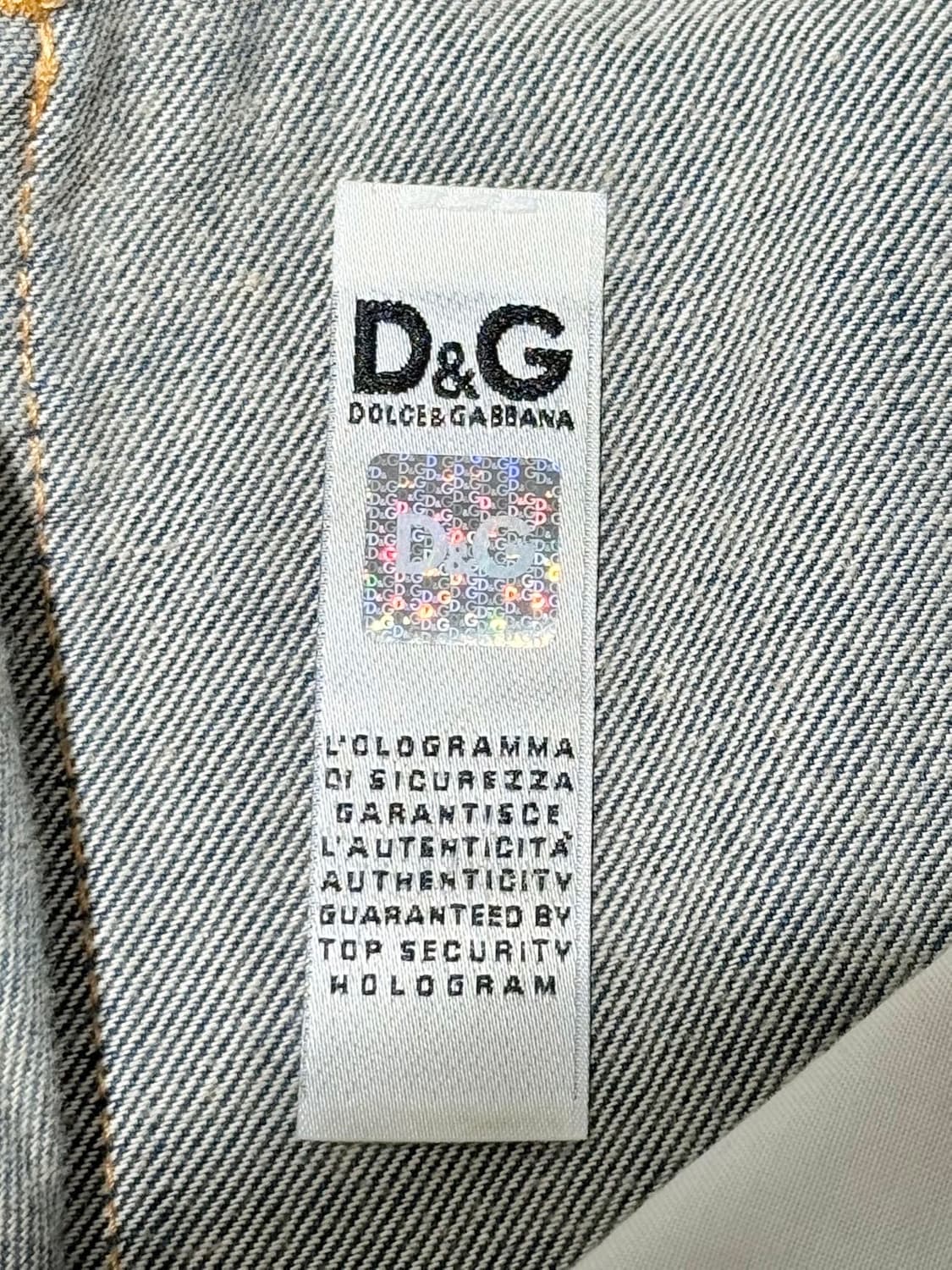 돌체 앤 가바나 빈티지 워싱 데님 팬츠 상품이미지9