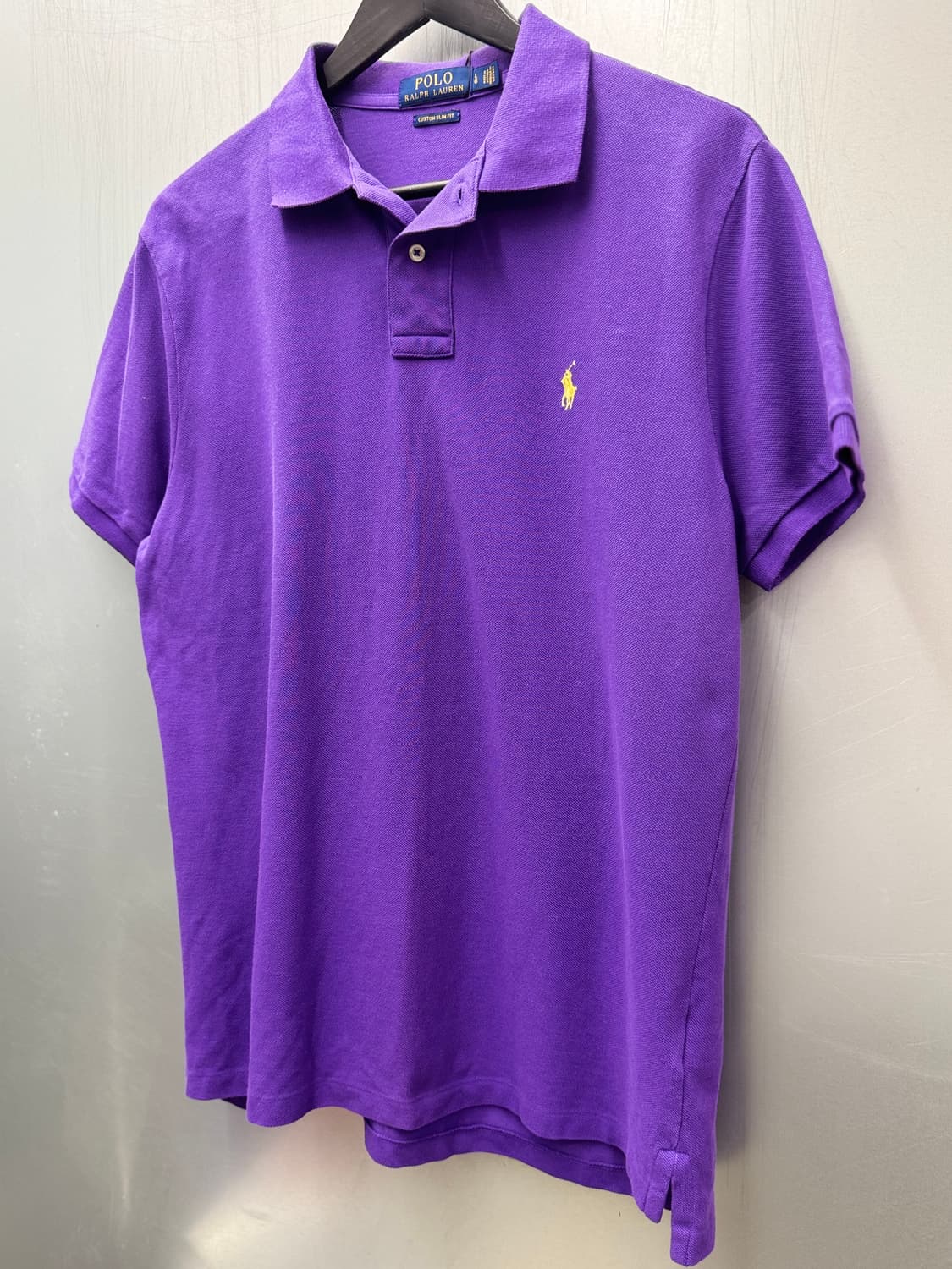 Polo 폴로 랄프로렌 퍼플색상 옐로우포니 반소매 PK티셔츠 상품이미지2