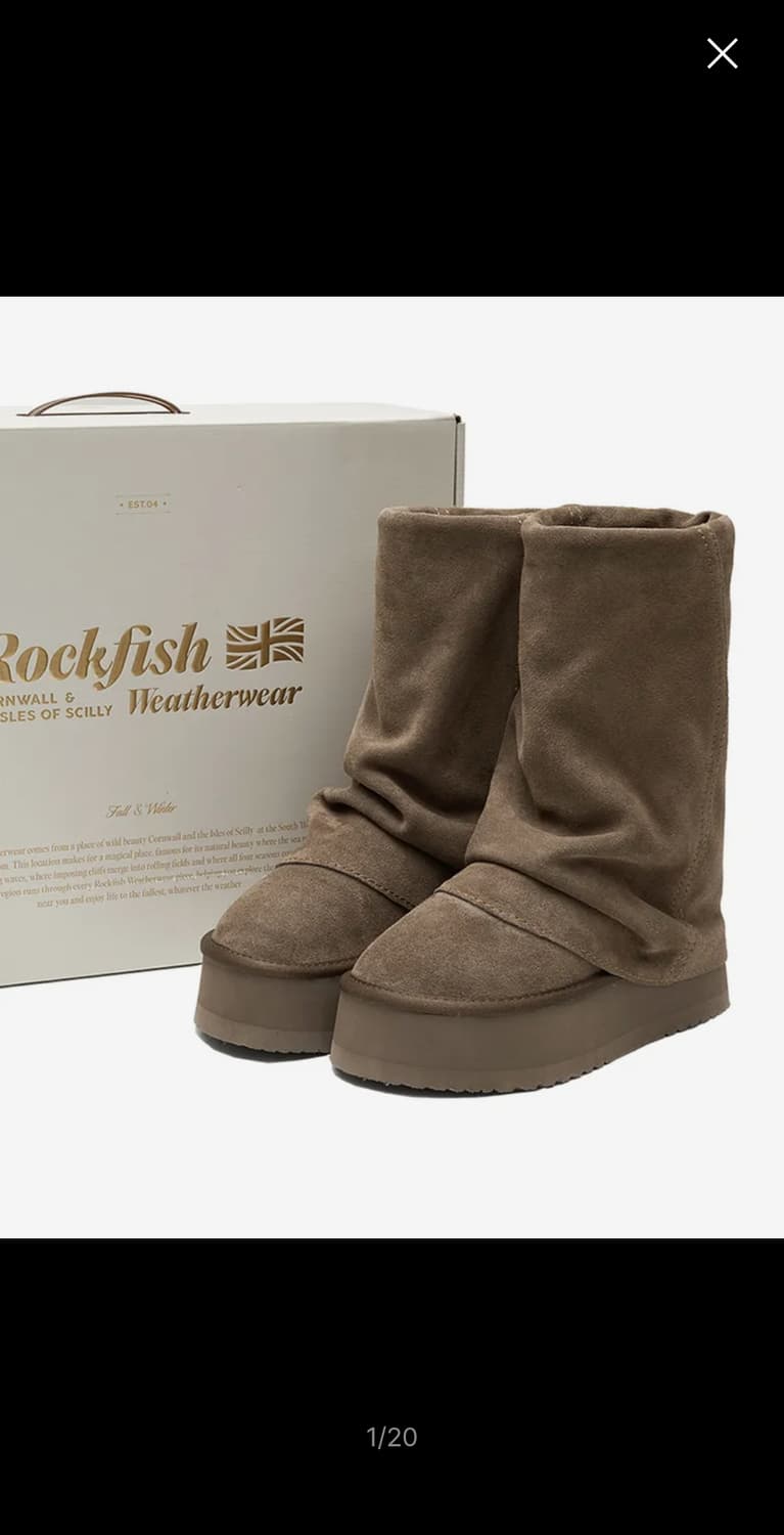 락피쉬 웨더 웨어 미들 롱 어그 부츠 코코아 240 새상품 상품이미지1