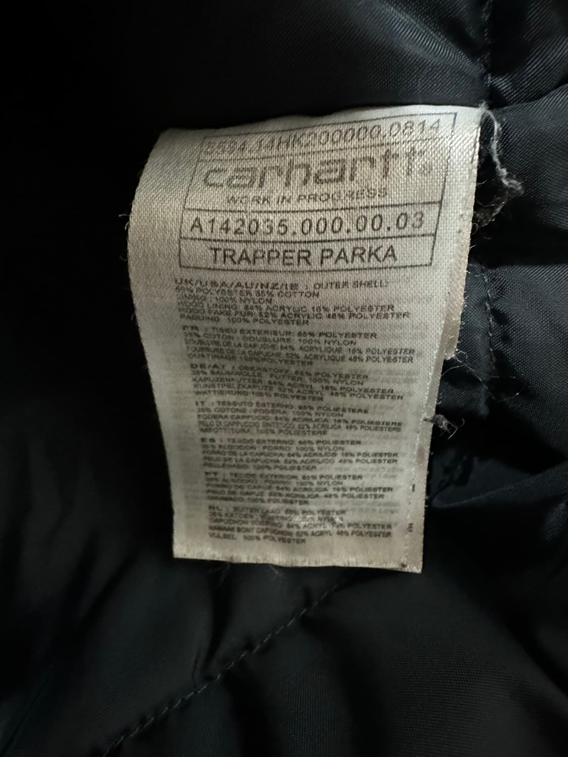 칼하트 트래퍼 라쿤 파카 패딩 상품이미지6