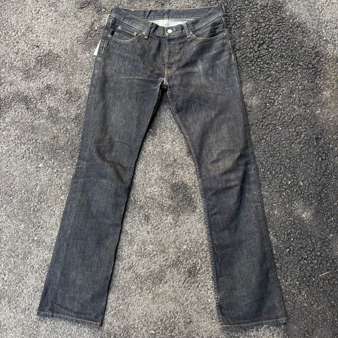 00년대 일본 리바이스 577 부츠컷 블랙 상품이미지4