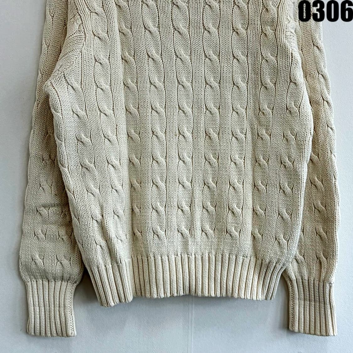 폴로 랄프로렌 케이블 니트 스웨터 90 0306 상품이미지10