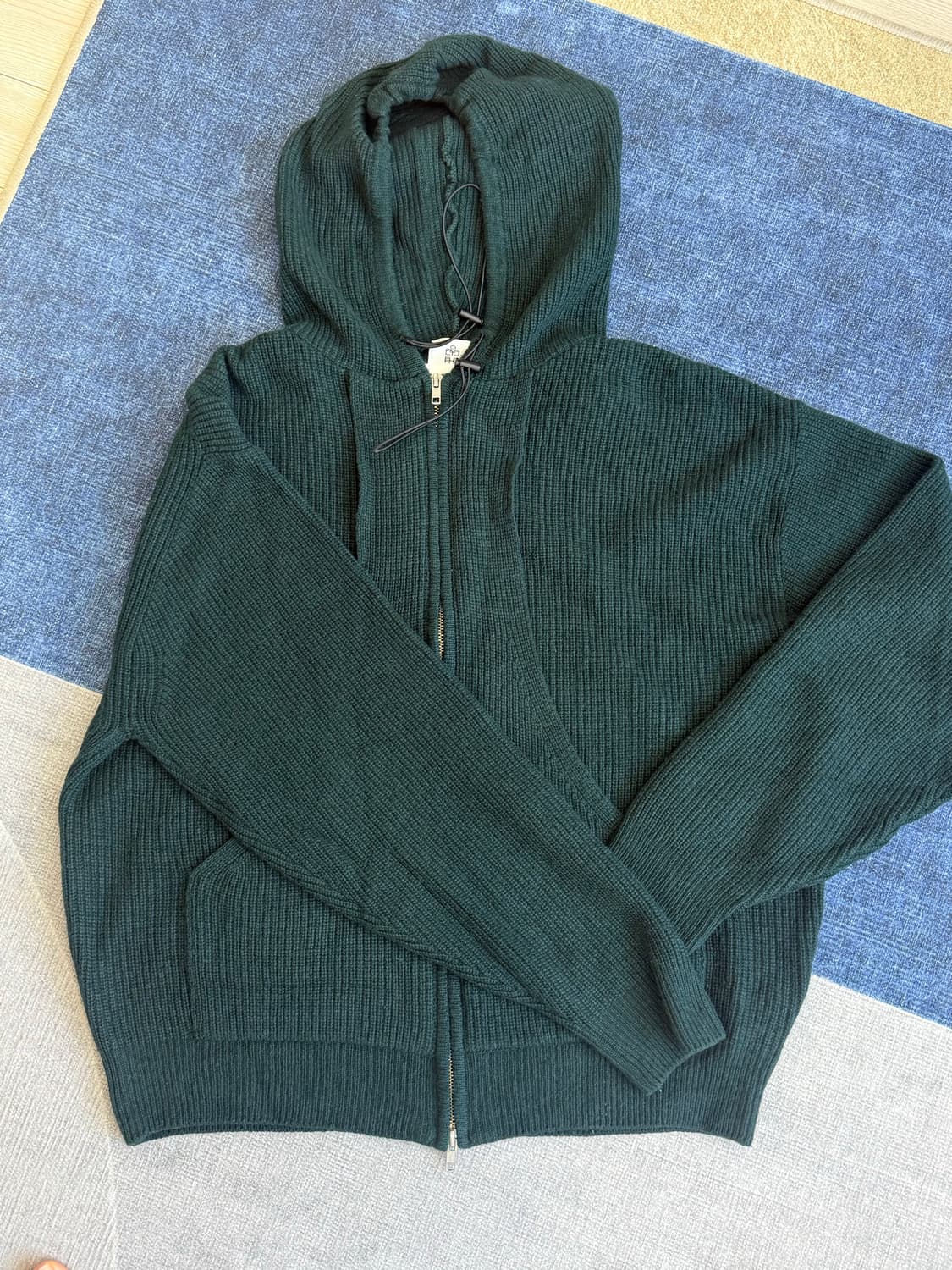 폴리테루 x 월스와일 무브먼트 플리시 니트 후드 집업 상품이미지1