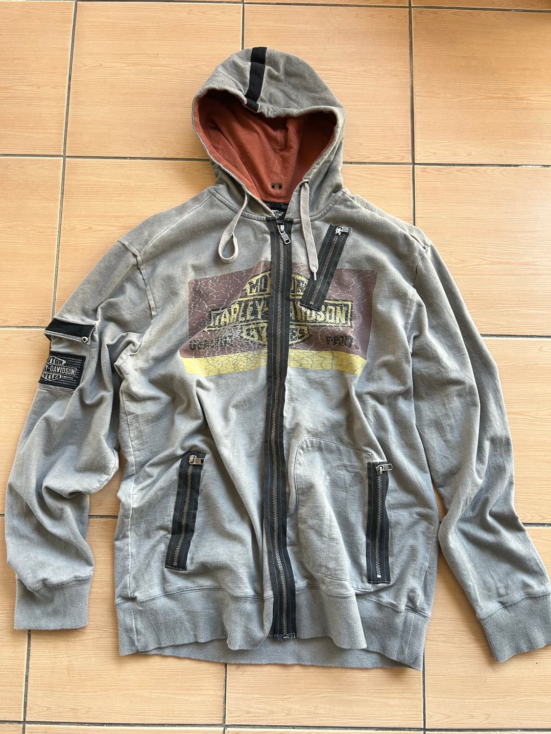 빈티지 할리데이비슨 후드집업 상품이미지1