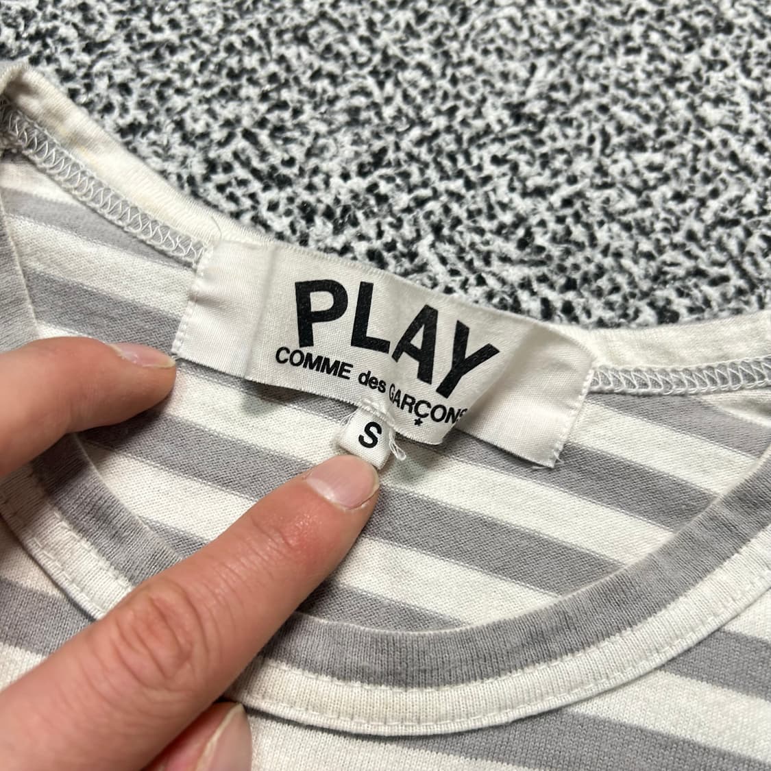 꼼데가르송 스트라이프 롱슬리브 상품이미지4