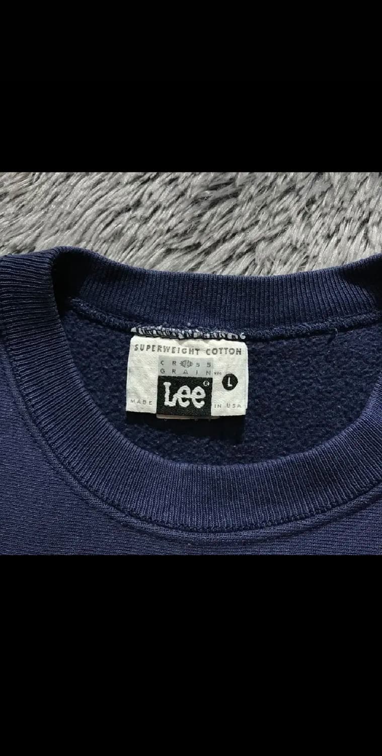 [[L-XL, 공용] 90s LEE 크로스그레인 롱아일랜드 맨투맨 상품이미지5