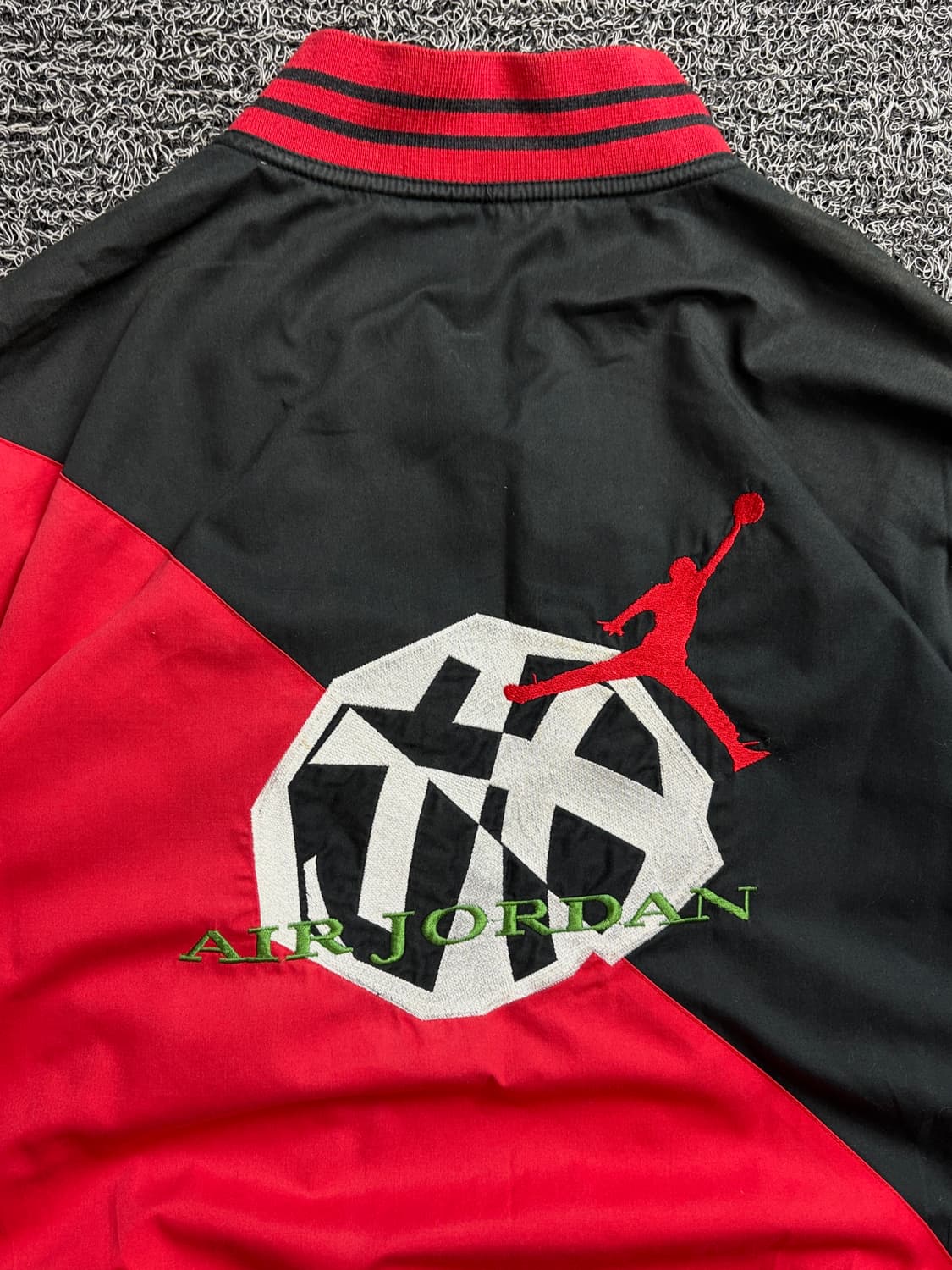 90s 나이키 에어조던 올드스쿨 빅로고 바시티 바람막이 2064 상품이미지1