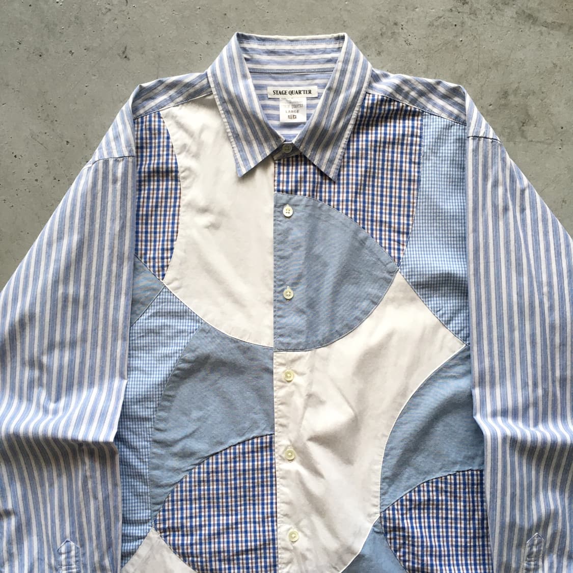 Stage Quarter Patch Work Shirt 상품이미지2