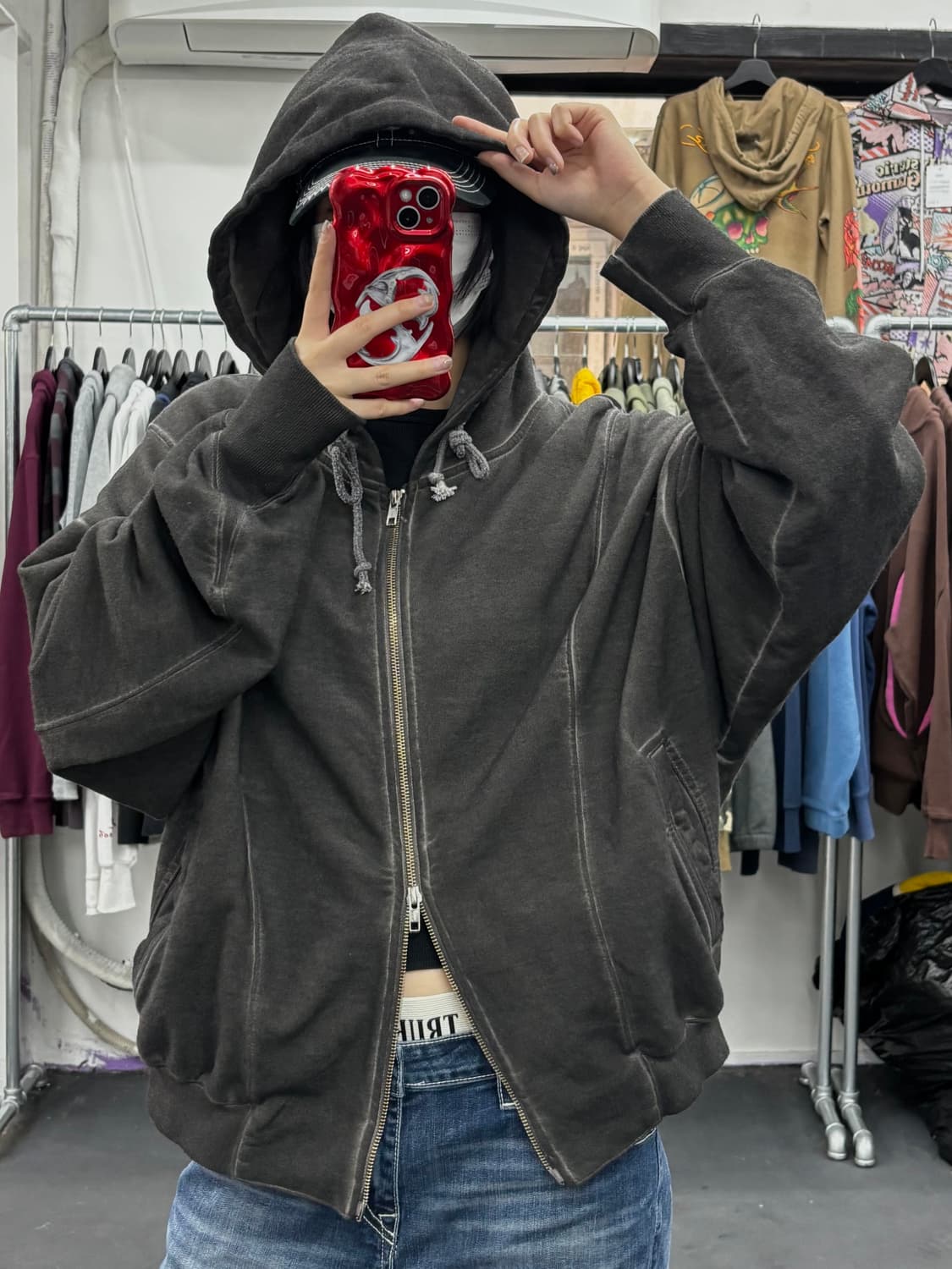 그레일즈 루나 투웨이 후드집업 상품이미지1