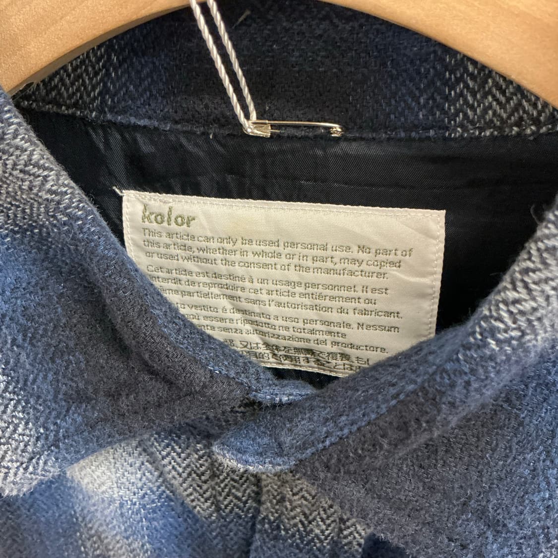 15aw 컬러 플란넬 셔츠 상품이미지2