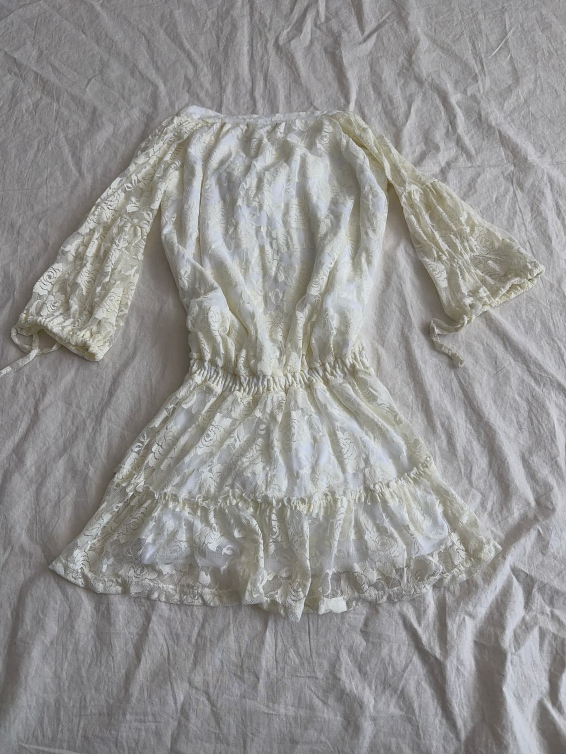 러블리 페어이 레이스 어깨트임 원피스 상품이미지5