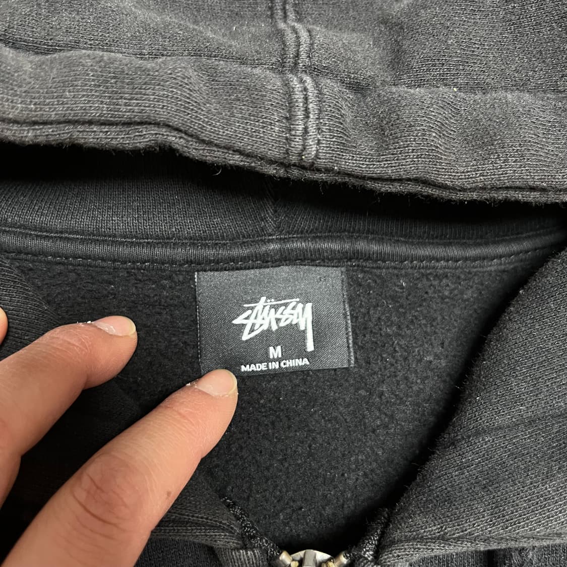 100 스투시 베이직 후드집업 상품이미지4