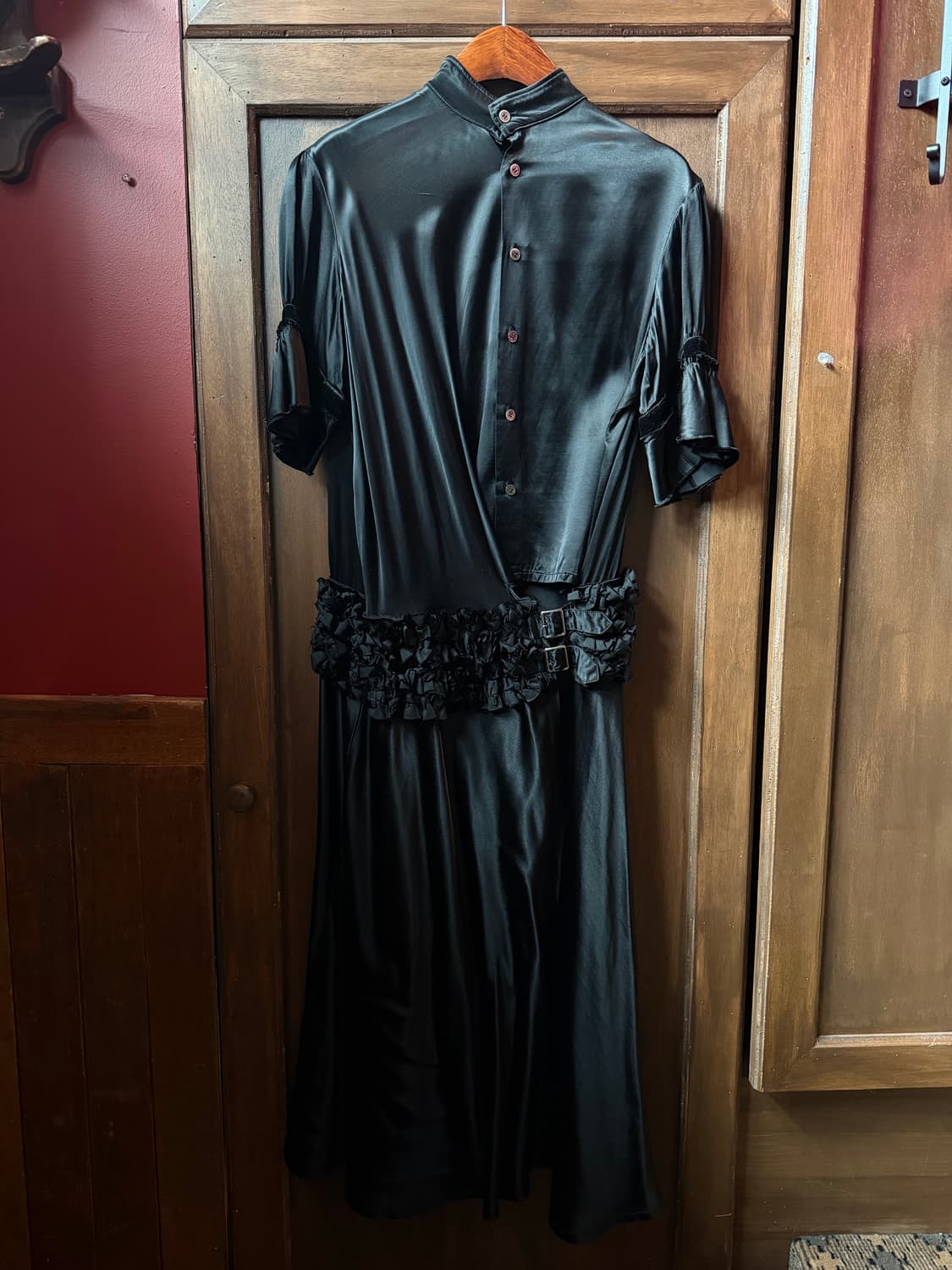 트리콧 꼼데가르송 아카이브피스 러플벨트 드레스 상품이미지1