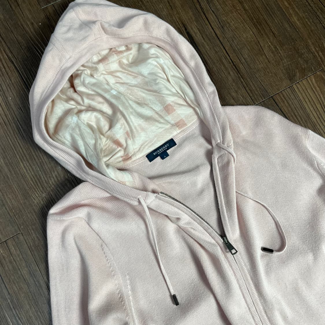 [Burberry] 버버리 런던 러블리 핑크 니트 후드집업 상품이미지3