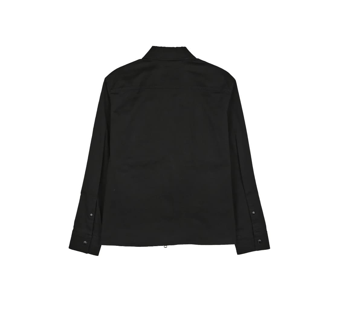 [S급] 몽클레르 코튼 개버딘 집업 셔츠 자켓 블랙 판매합니다!!! 상품이미지3