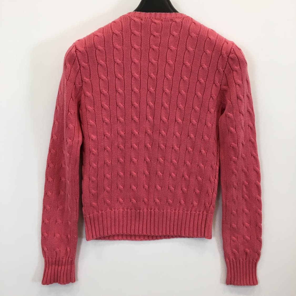 폴로 랄프로렌 케이블니트 90 핑크 국내판  상품이미지4