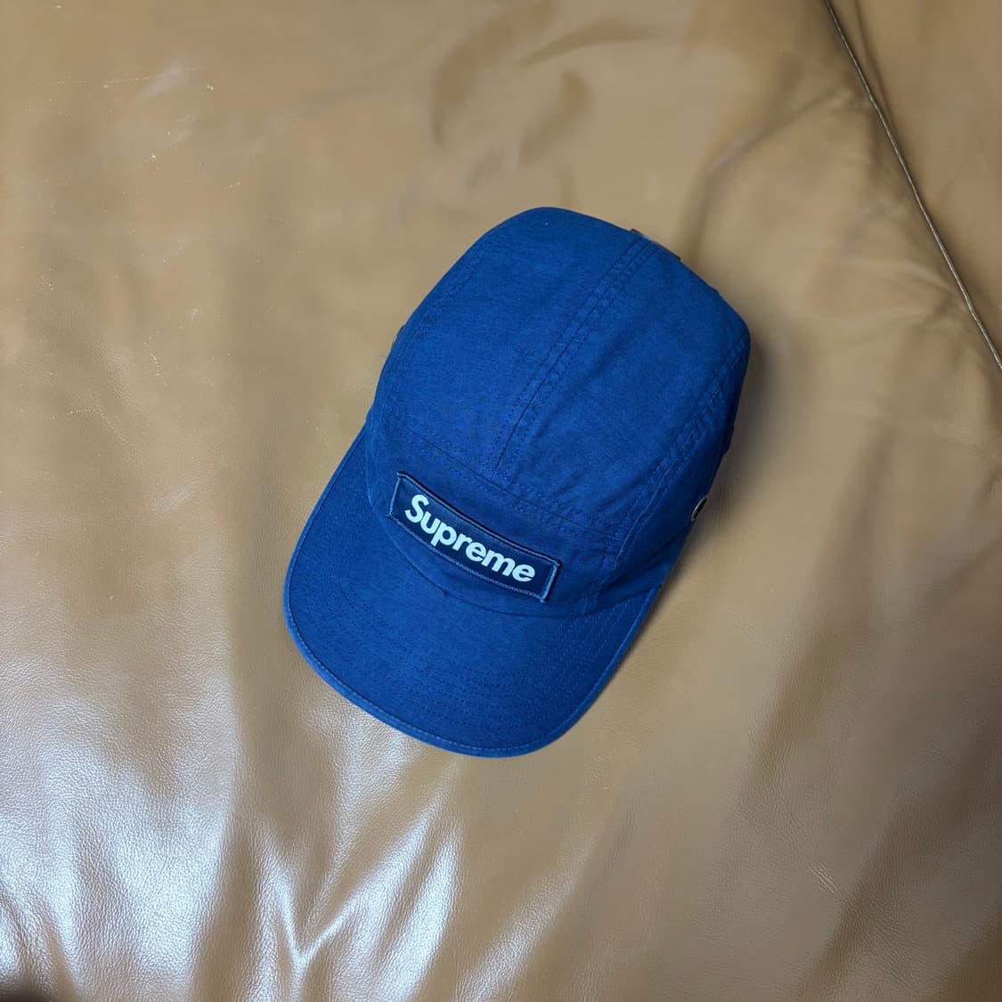 슈프림 캠프캡 모자 박스로고 24FW 밀리터리 네이비 상품이미지5
