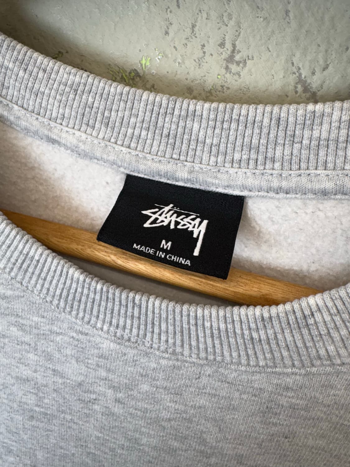 스투시 베이직 로고 맨투맨 그레이 상품이미지8