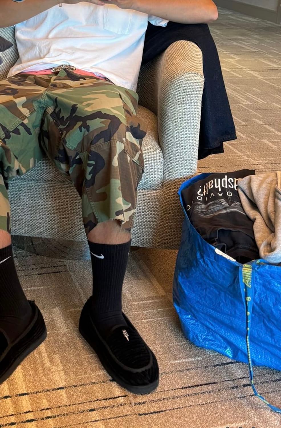 빈티지 Us army 립스탑 엑스트라 컷오프 카모 쇼츠 상품이미지3