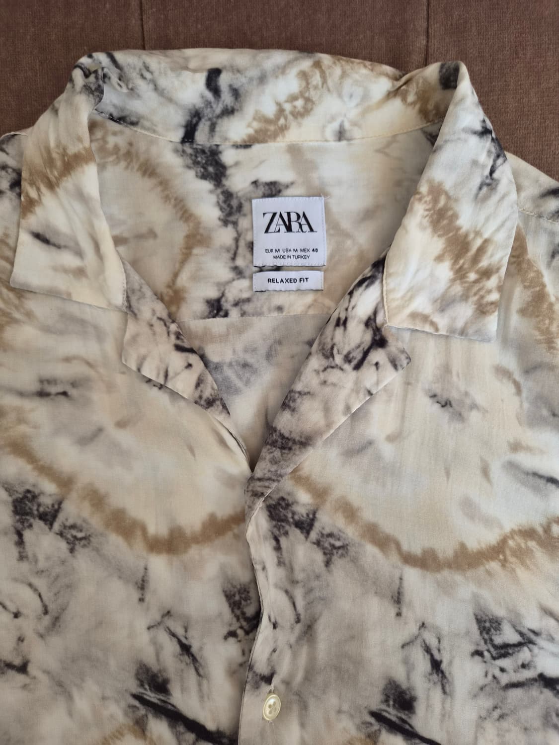 자라 Zara 남성 타이다이프린팅반팔셔츠 M사이즈 상품이미지8