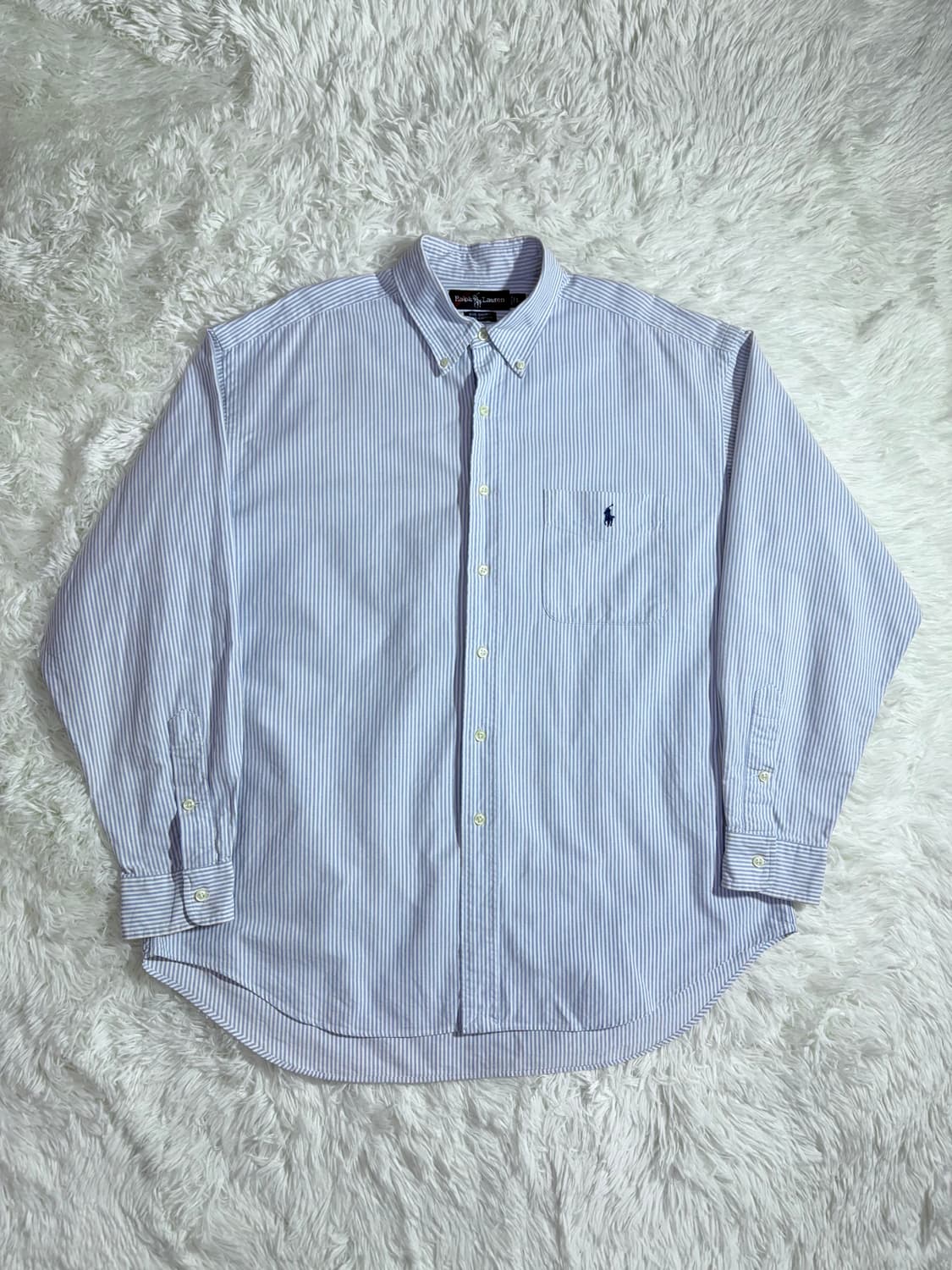 폴로 랄프로렌 오버핏 포니 스트라이프 셔츠  상품이미지3