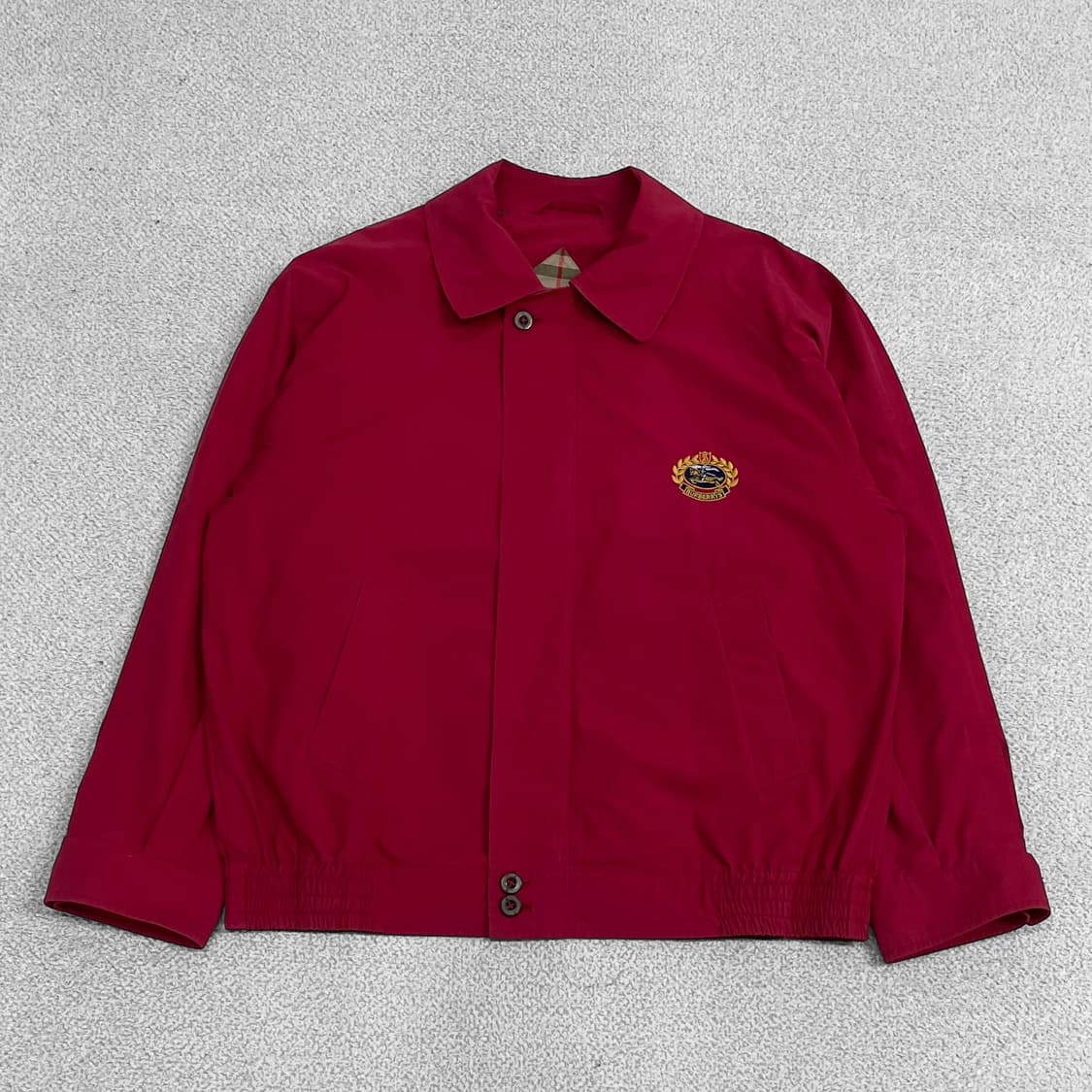버버리 Burberry 아카이브 블루종 자켓 레드 상품이미지1