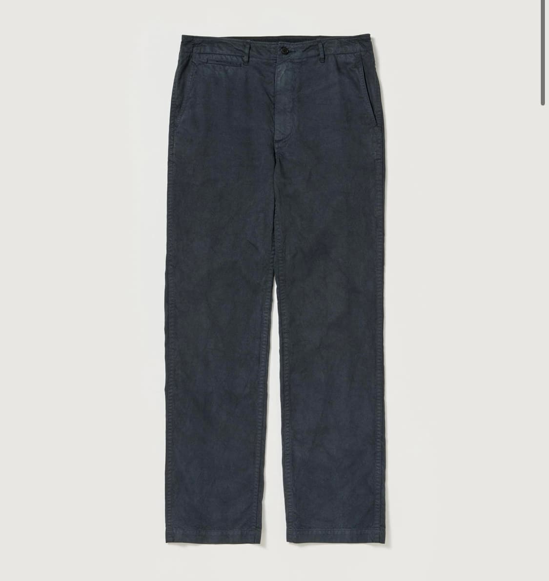 오라리 가먼트 다이 치노 팬츠 블랙 상품이미지1