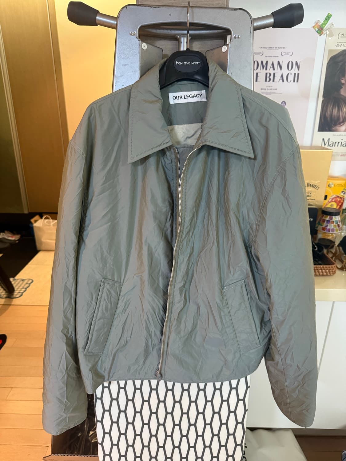 아워레가시 샤이닝 자켓 올리브 46 상품이미지1