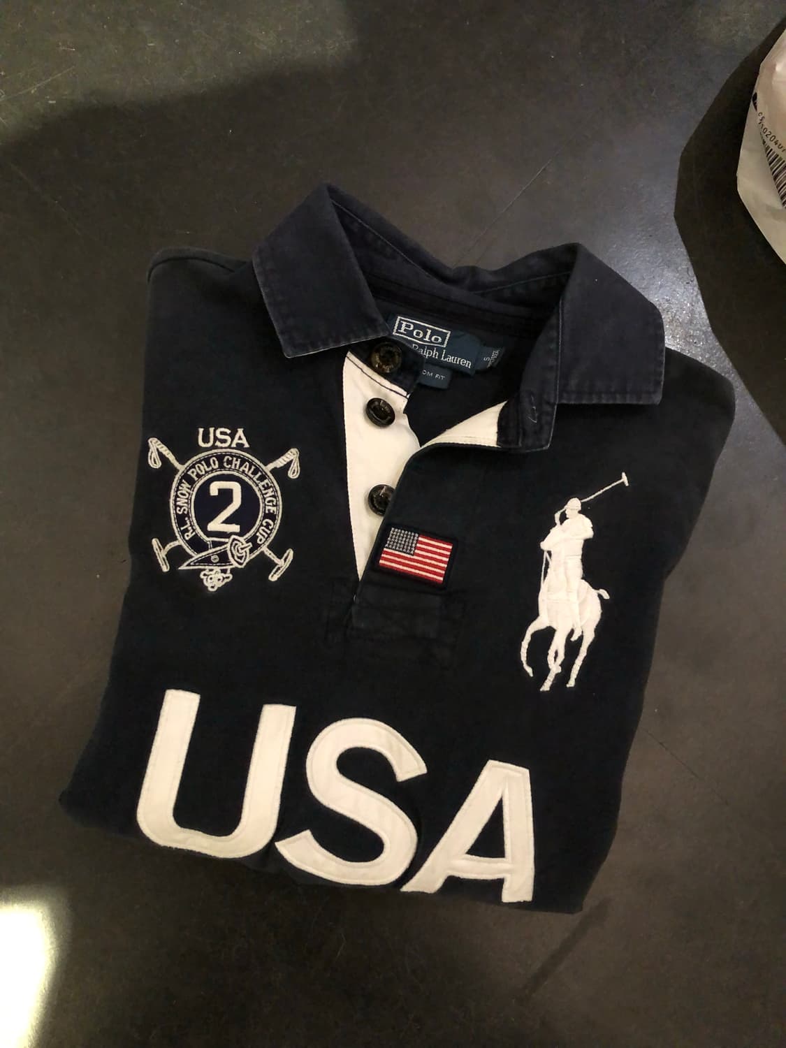 폴로 랄프로렌 빅포니 미국 럭비티 상품이미지1