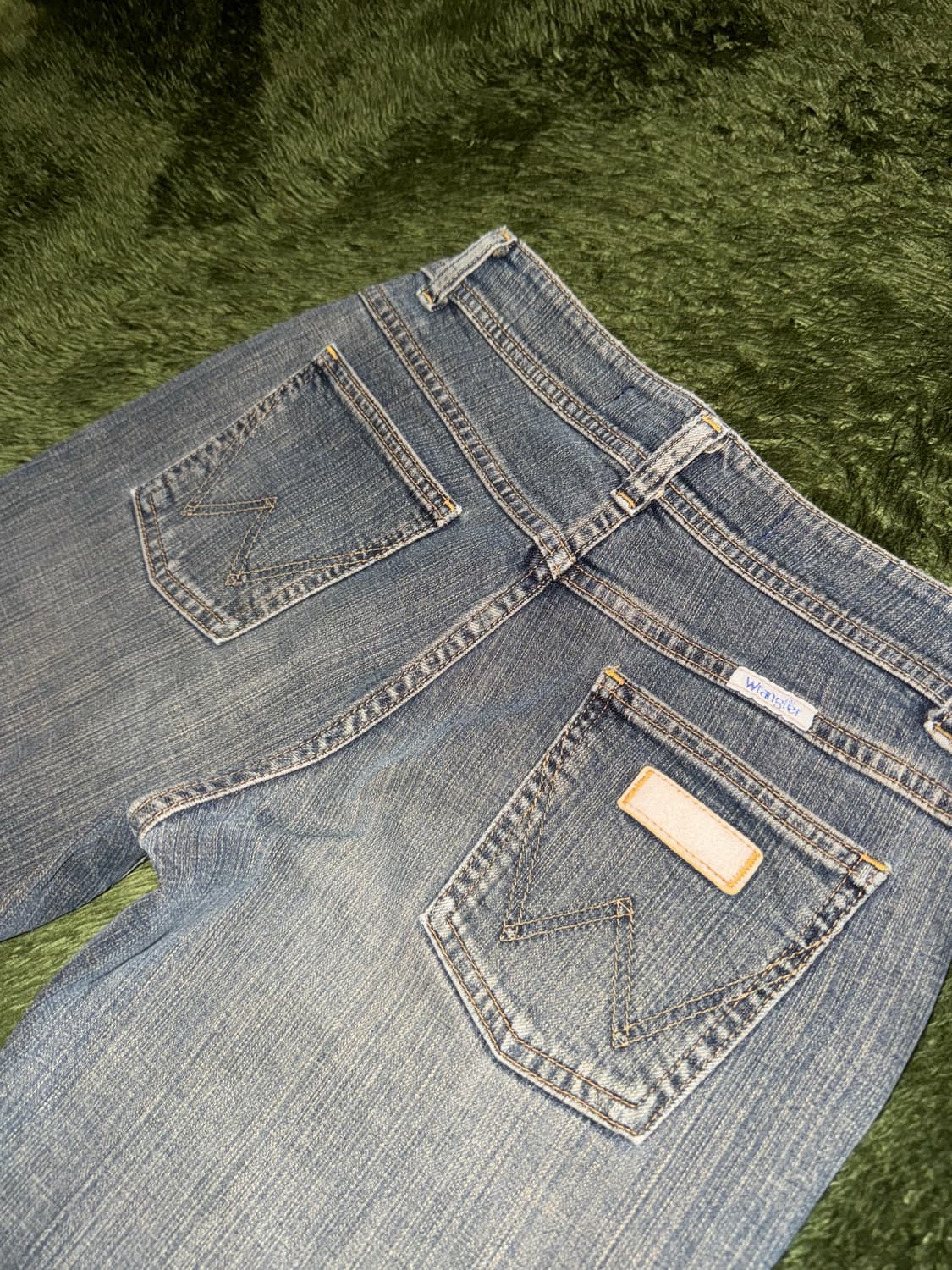 [28] Wrangler 랭글러 재팬 빈티지 워싱 부츠컷 데님 팬츠 상품이미지8