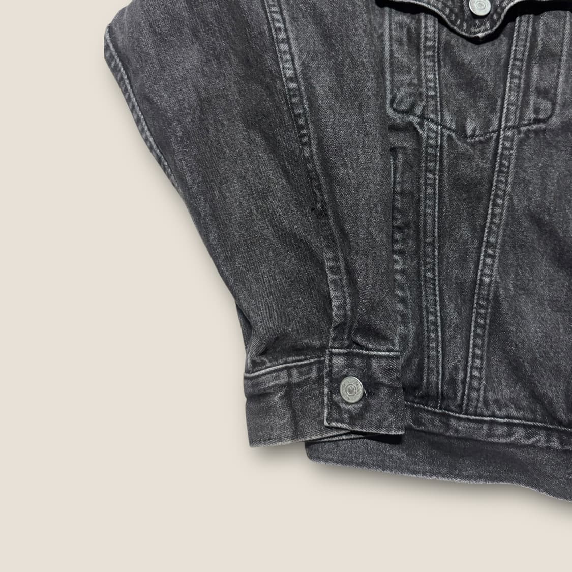80s 말보로 Wild West 데님 트러커 자켓 M 상품이미지4