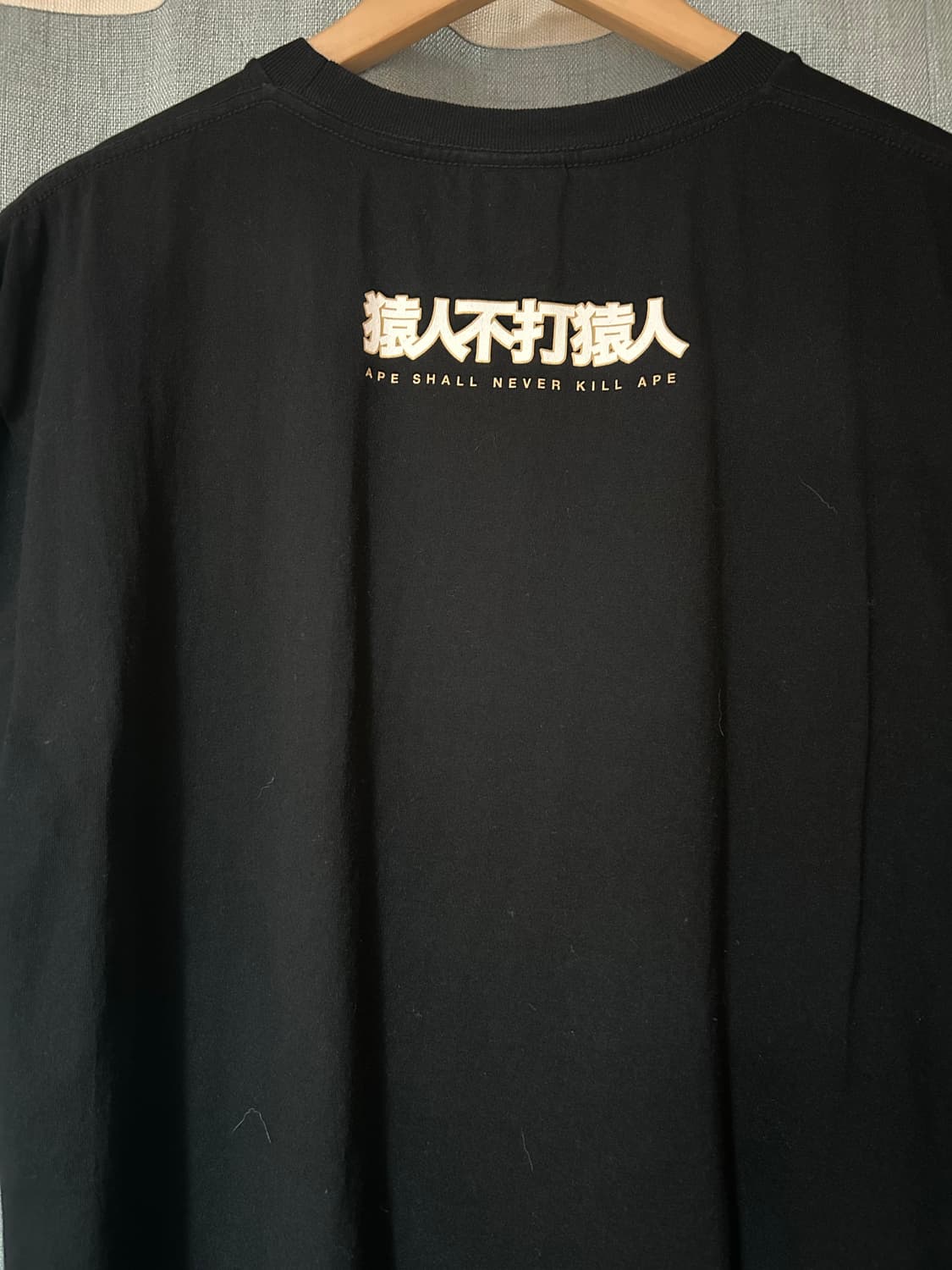 베이츠 퍼스트 카모 간지 블랙 티셔츠 2xl 상품이미지3