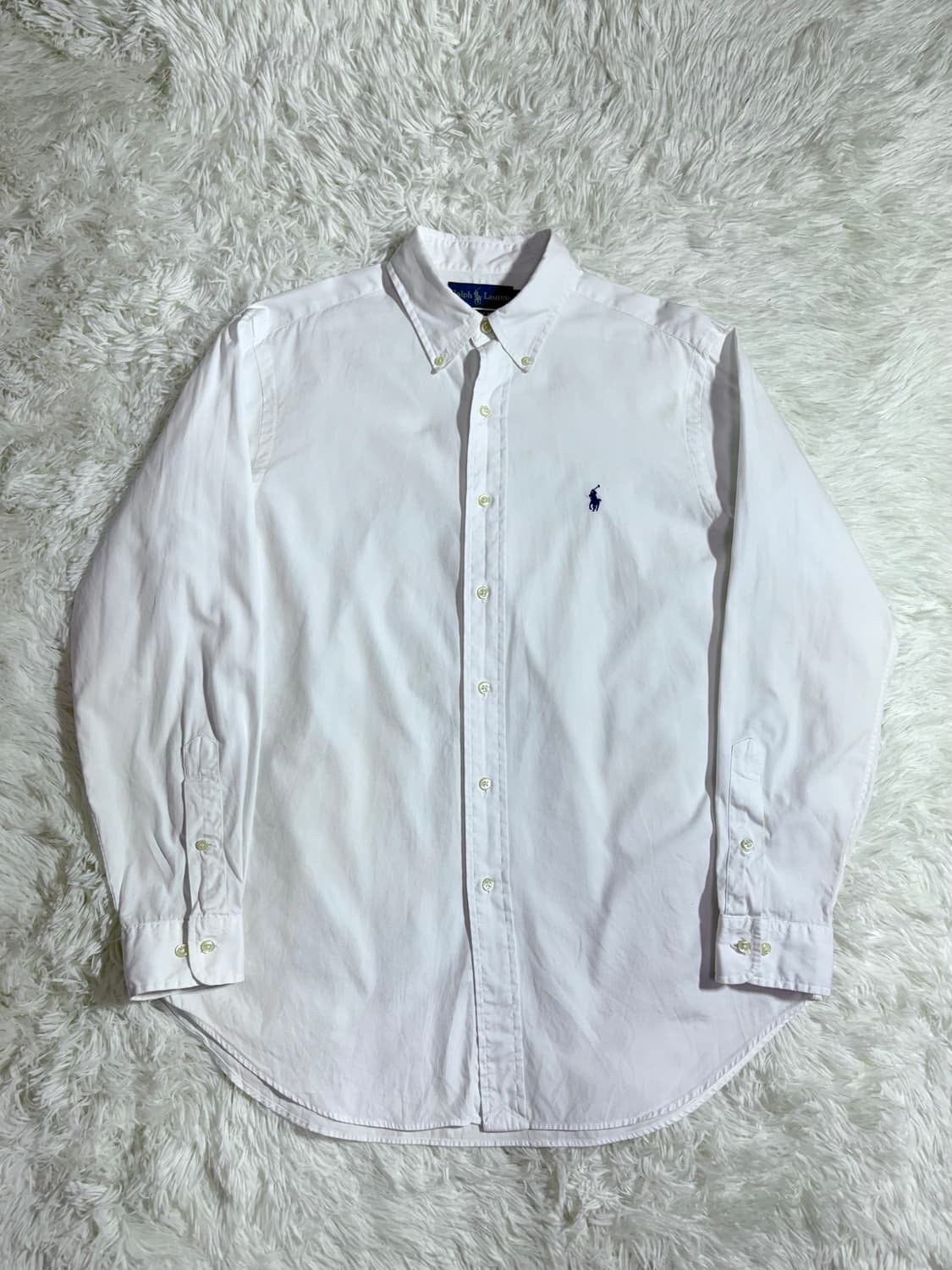 폴로 랄프로렌 네이비 포니 화이트 셔츠  상품이미지3