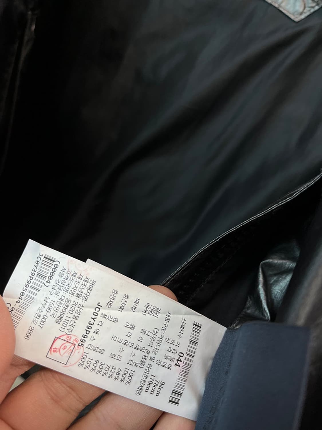 100-105) 준지 메탈릭 오버 다운패딩  상품이미지10