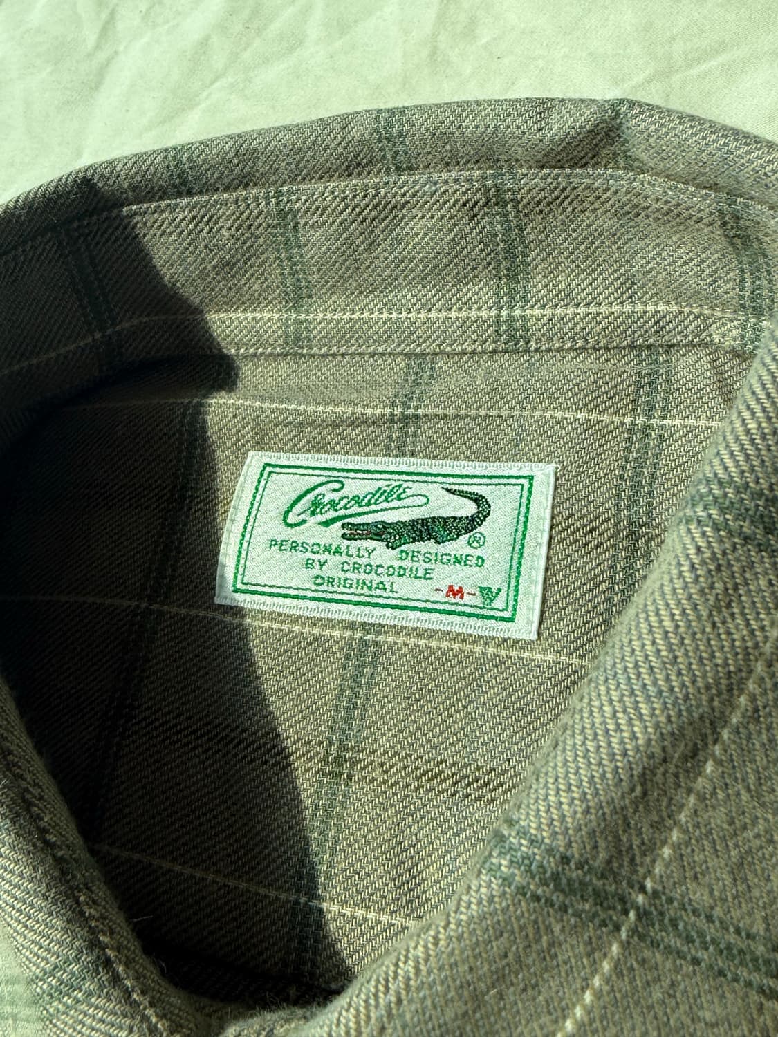 라코스테 베이지 체크 셔츠 상품이미지5