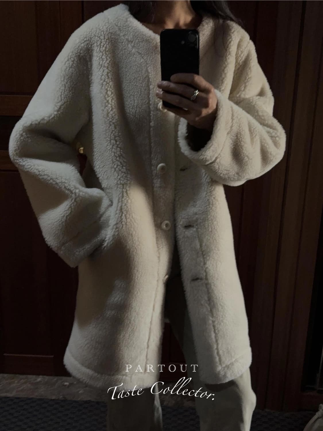 파크투 Moelleux Shearling coat 상품이미지4