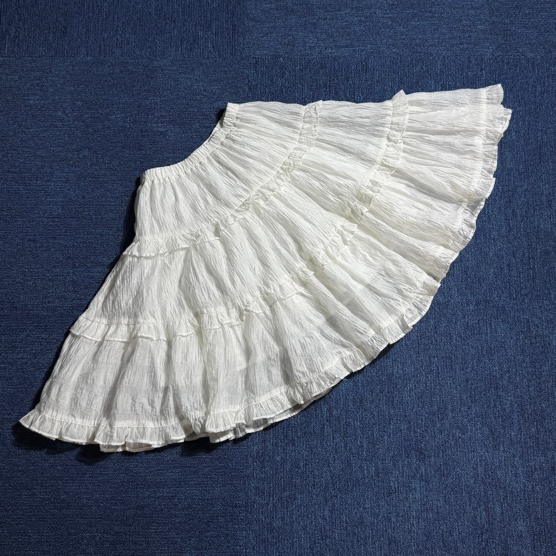 모리걸 화이트 캉캉 스커트 상품이미지1