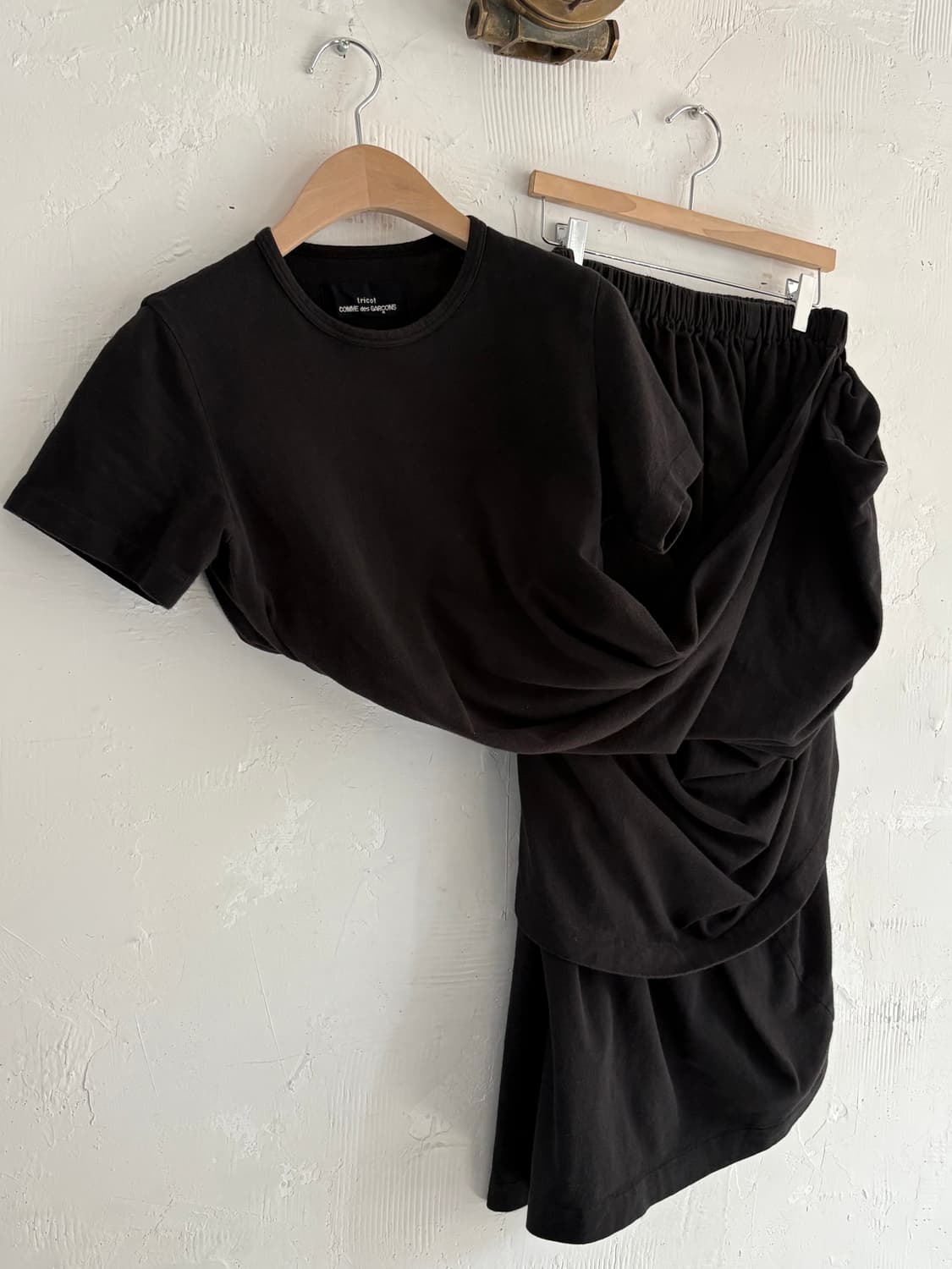꼼데가르송 트리콧 1998‘s 블랙 레이어드 원피스 상품이미지5