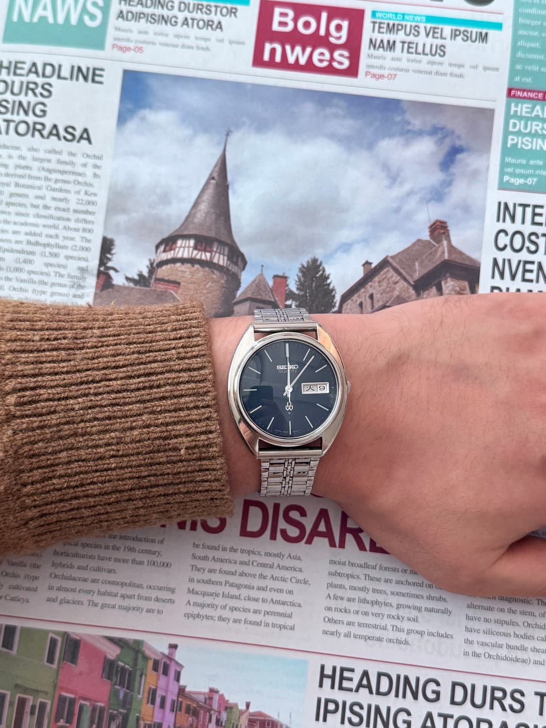 Seiko 세이코 쿼츠 딥블루 Day-Date 1976 상품이미지7