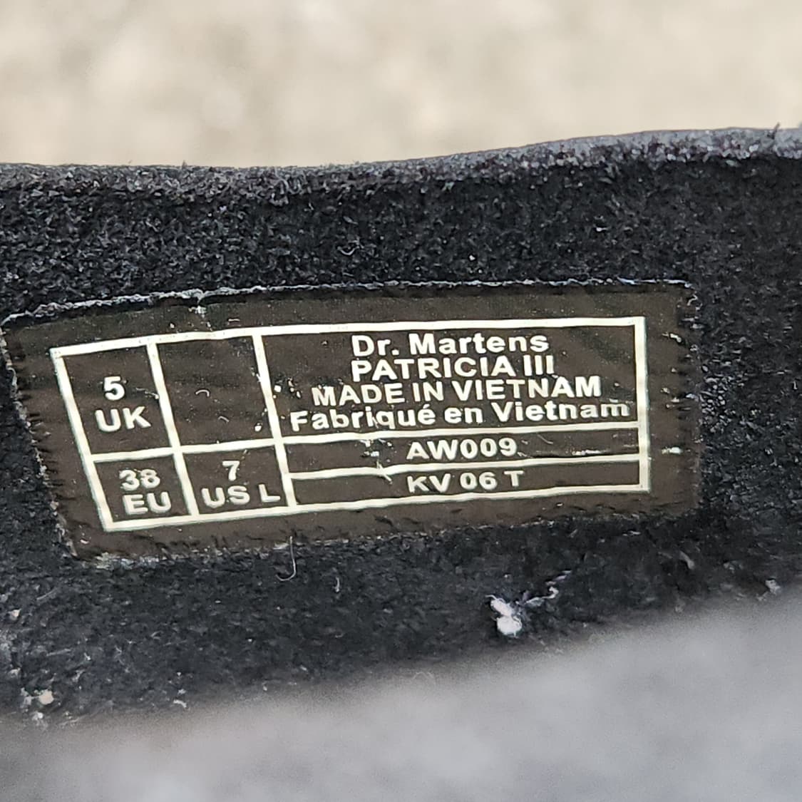 [6UK] 닥터마틴 패트리샤 III 블랙 (250~255) 상품이미지8