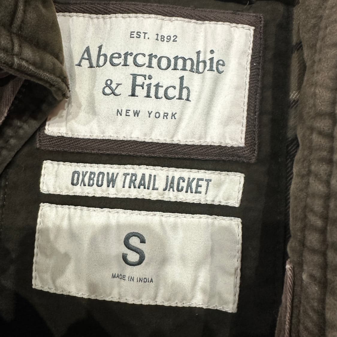 아베크롬비 OXBOW TRAIL 필드 자켓 점퍼 S 상품이미지3