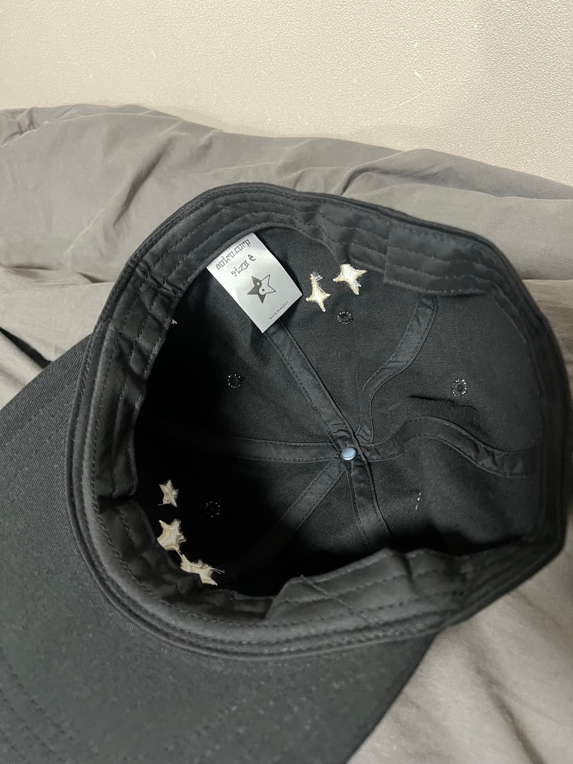 (새상품) 아오이로 볼캡 블랙 2사이즈 상품이미지2