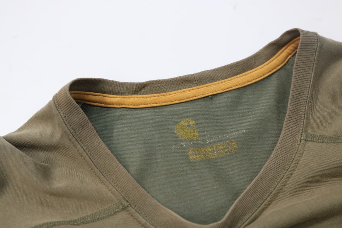 Carhartt 칼하트 빈티지 포켓 라글란 카키 반팔 티셔츠 (L) 상품이미지5