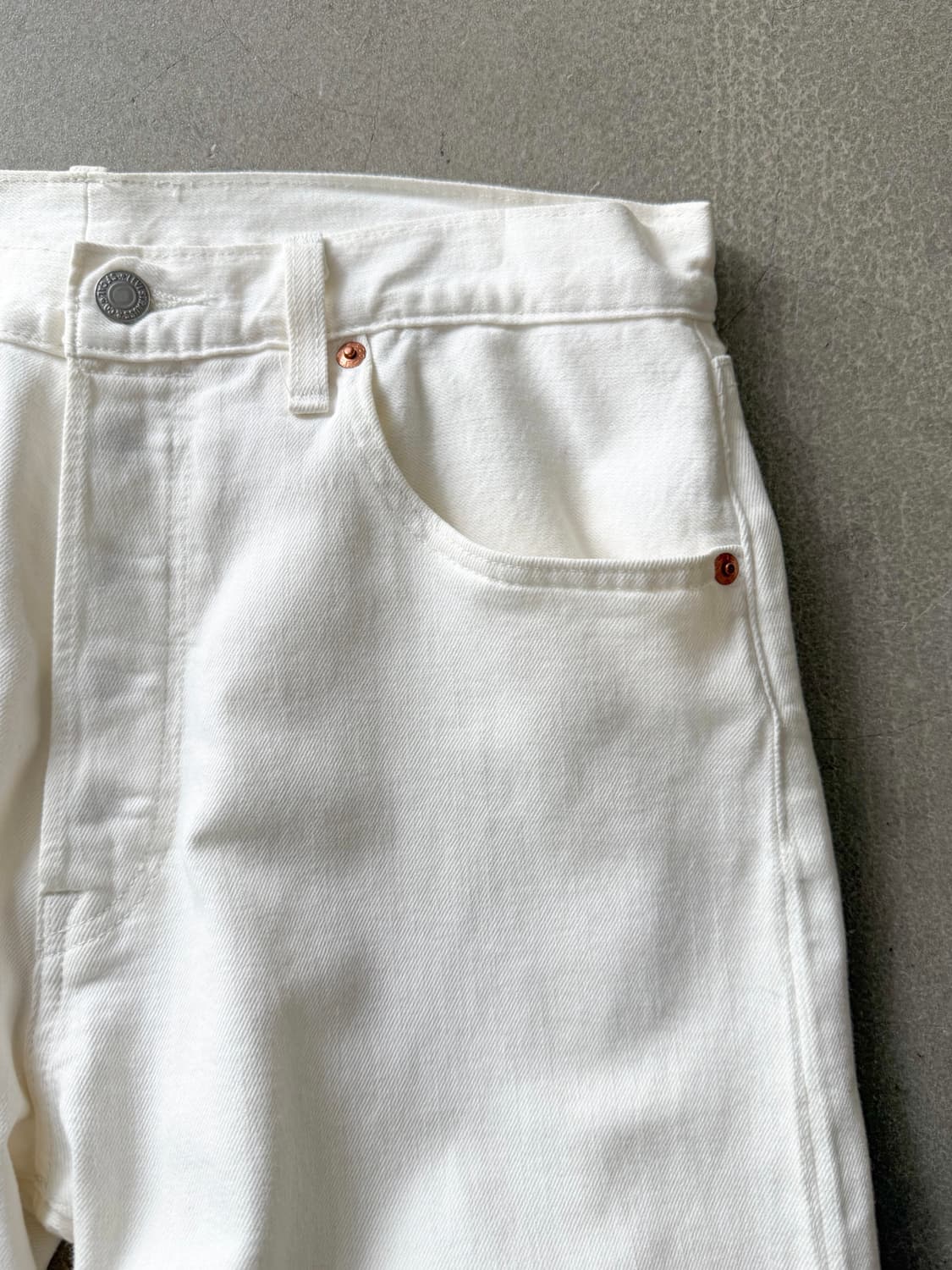 Levi's 501 93 White Denim Pants 상품이미지4