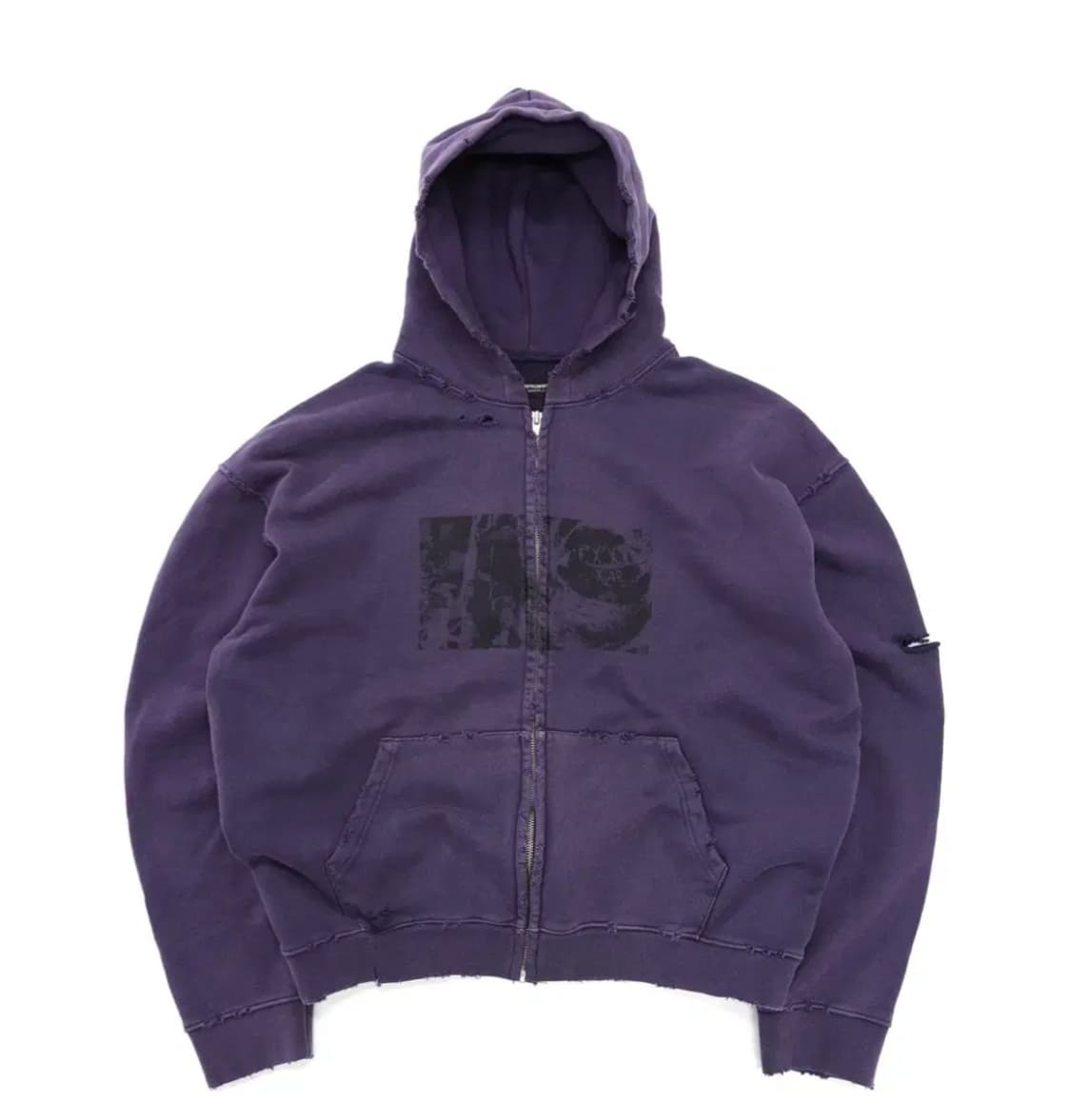 1) 파아카이브 파프롬왓 워시드 후드집업 퍼플 상품이미지1